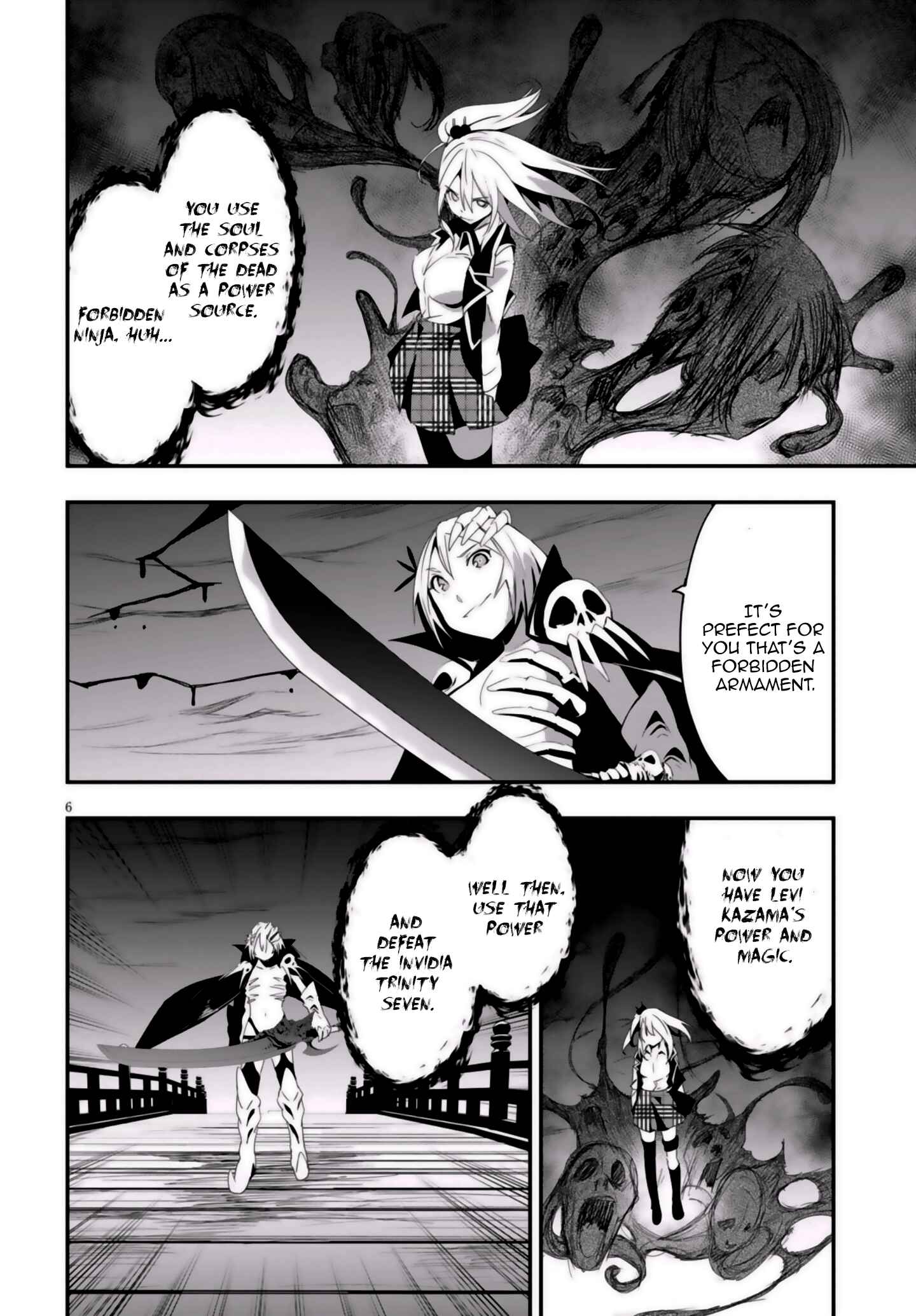 Page 9 Chapter 8 Trinity Seven: Levi Ninden
