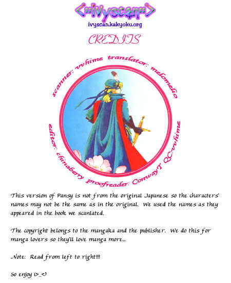 Page 1 Chapter 15 Pansy of Light