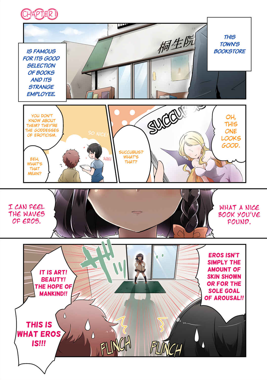 Page 1 Chapter 1 Houkago no Honya-san