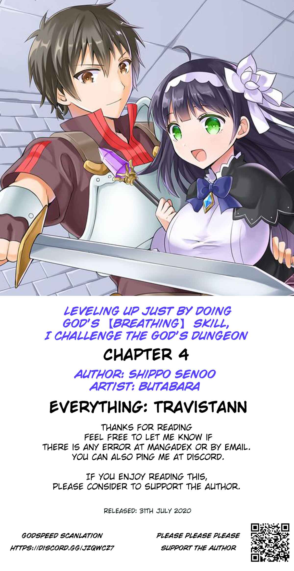 Page 33 Chapter 4 Kami Skill (Kokyuu) Suru Dake De Level Up Suru Boku Wa, Kamigami No Dungeon E Idomu