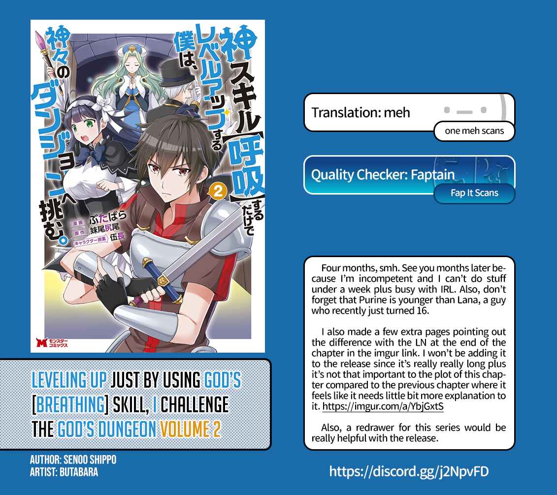 Page 31 Chapter 8 Kami Skill (Kokyuu) Suru Dake De Level Up Suru Boku Wa, Kamigami No Dungeon E Idomu