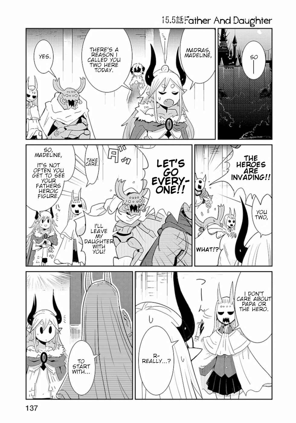 Page 1 Chapter 15.5 Dont Cry Maou-chan