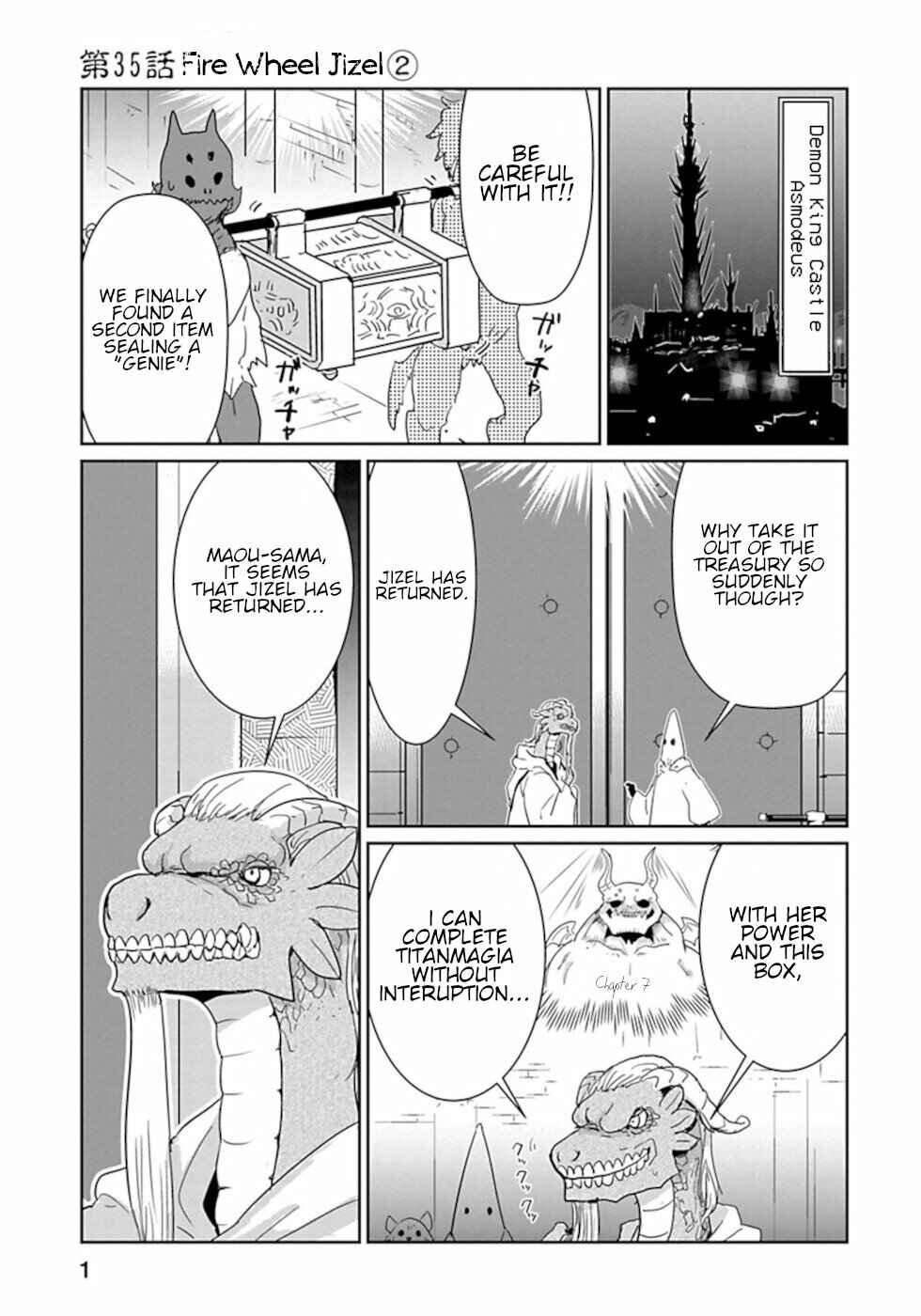 Page 1 Chapter 35 Dont Cry Maou-chan