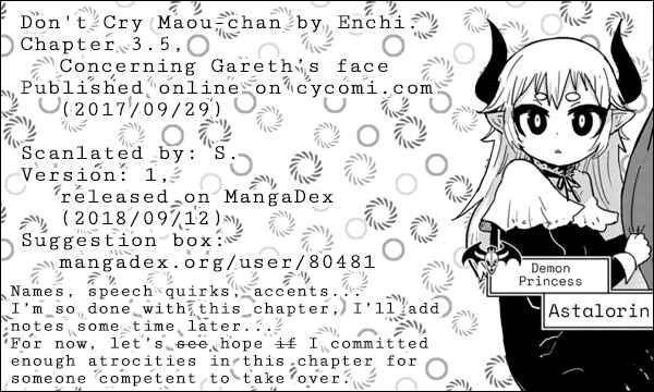 Page 4 Chapter 3.5 Dont Cry Maou-chan