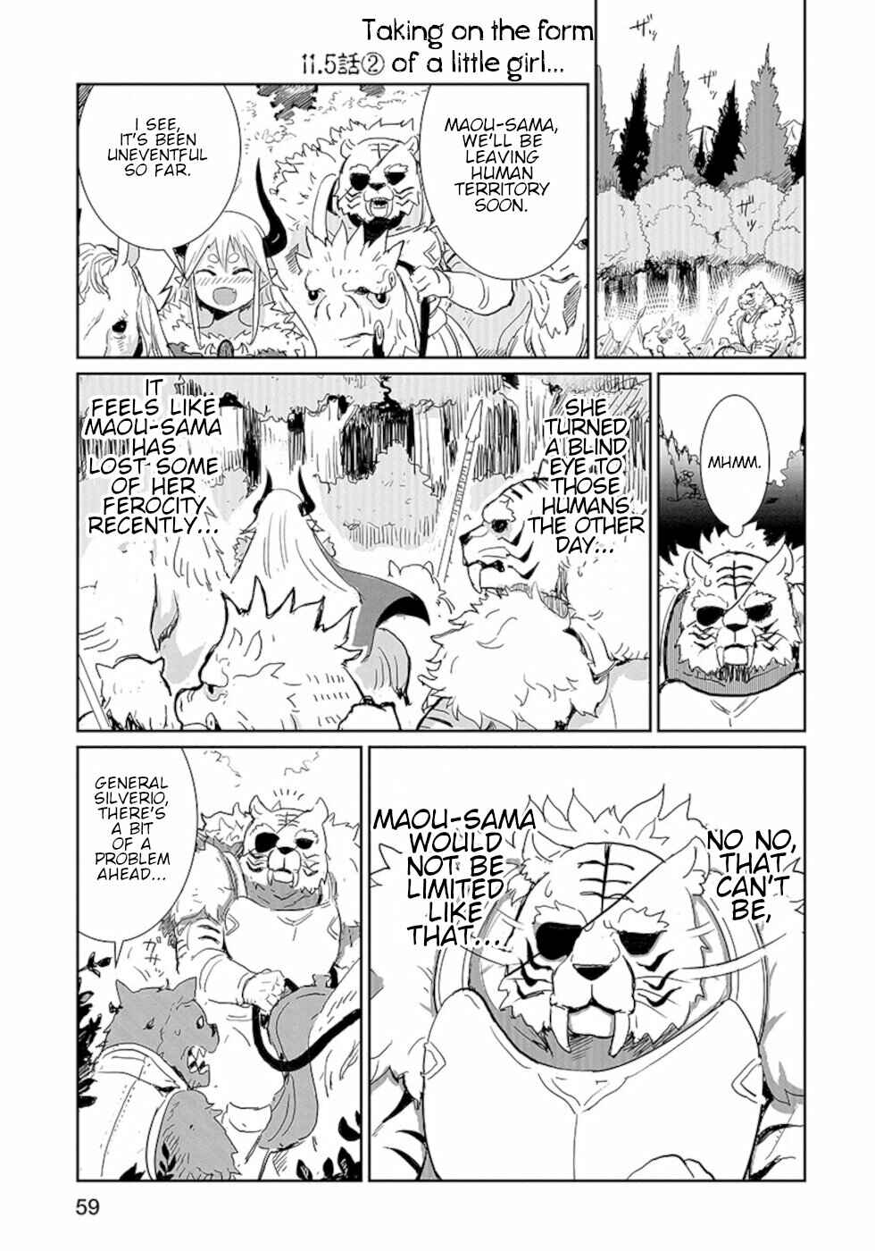 Page 1 Chapter 11.6 Dont Cry Maou-chan
