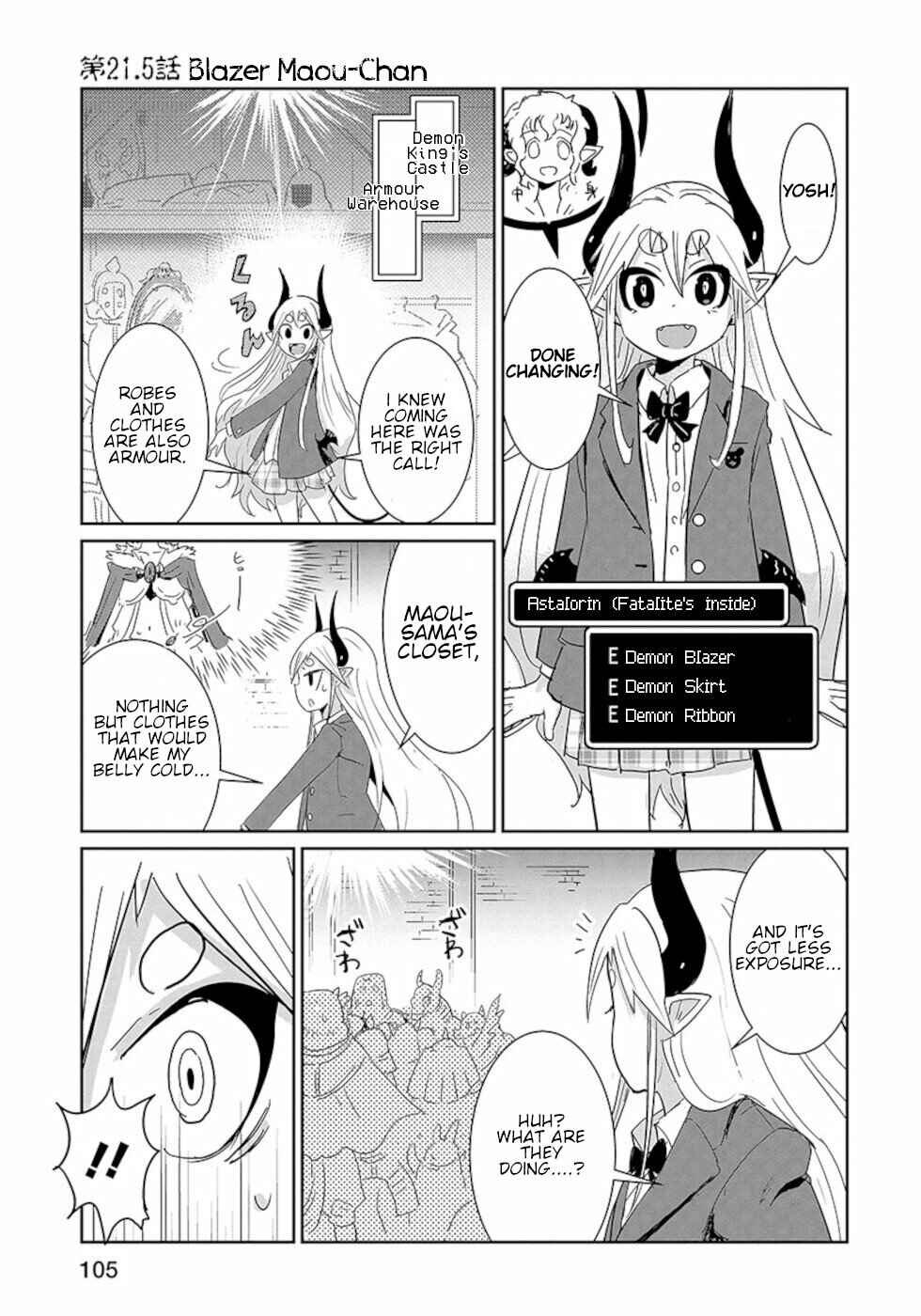 Page 1 Chapter 21.5 Dont Cry Maou-chan