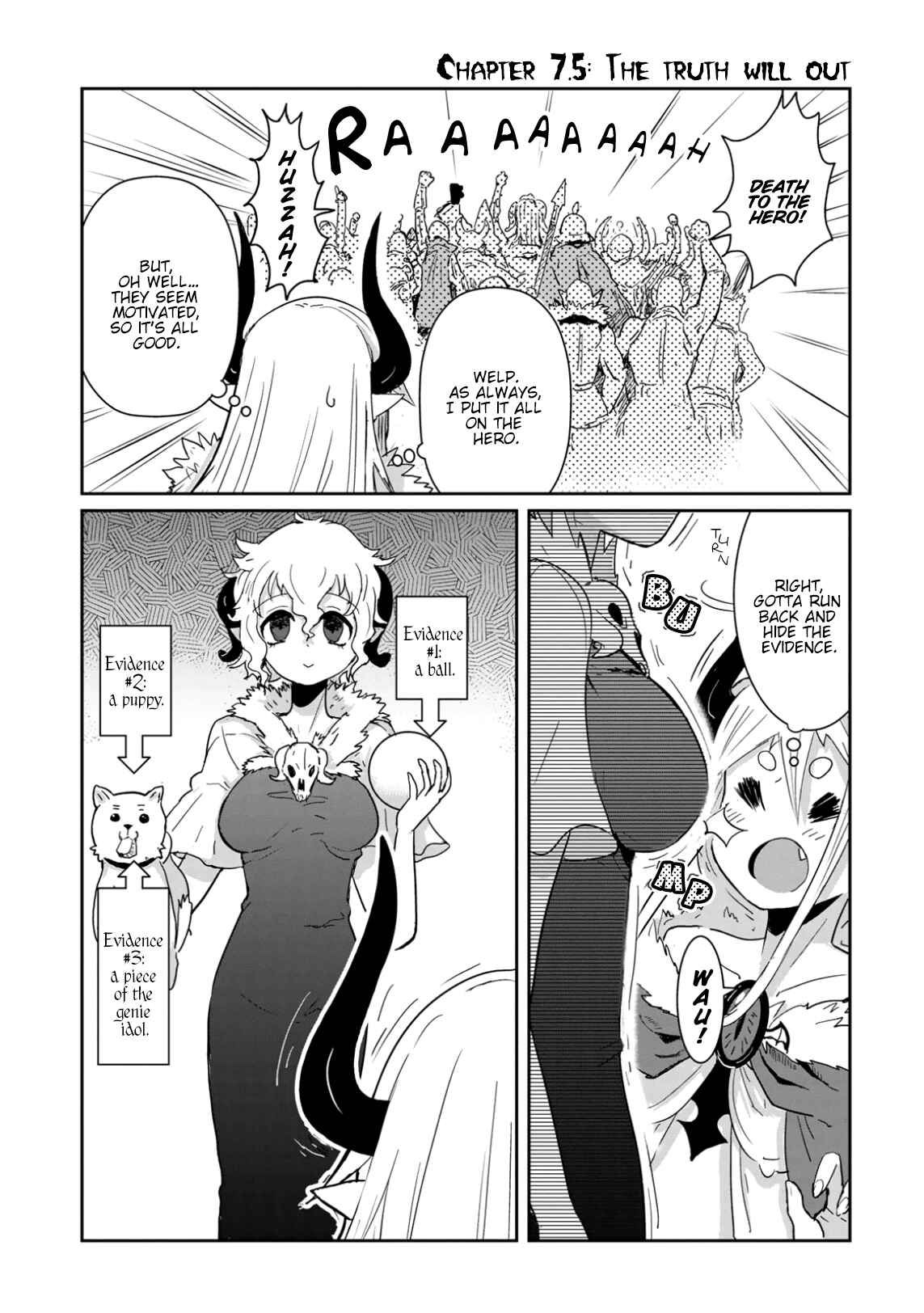 Page 1 Chapter 7.5 Dont Cry Maou-chan