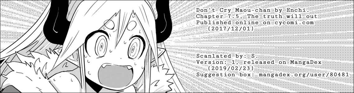 Page 4 Chapter 7.5 Dont Cry Maou-chan