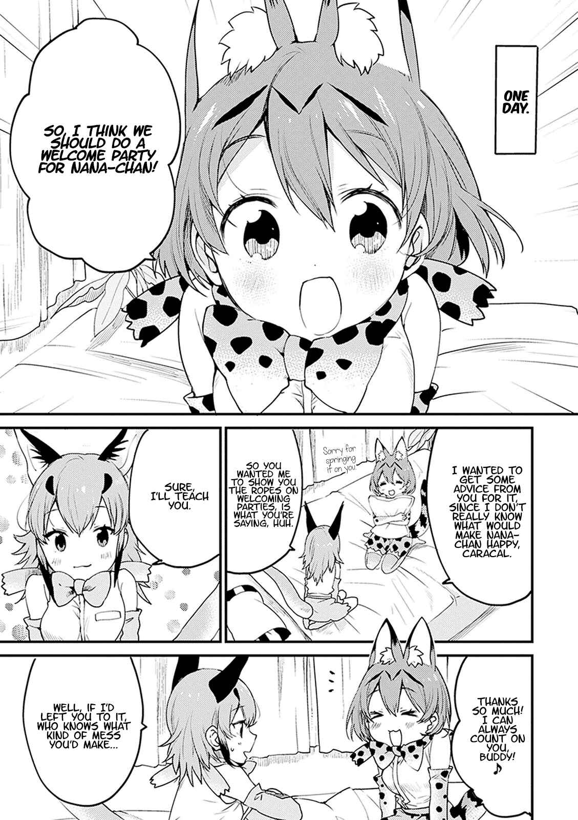 Page 1 Chapter 4 Kemono Friends: Welcome to Japari Park!