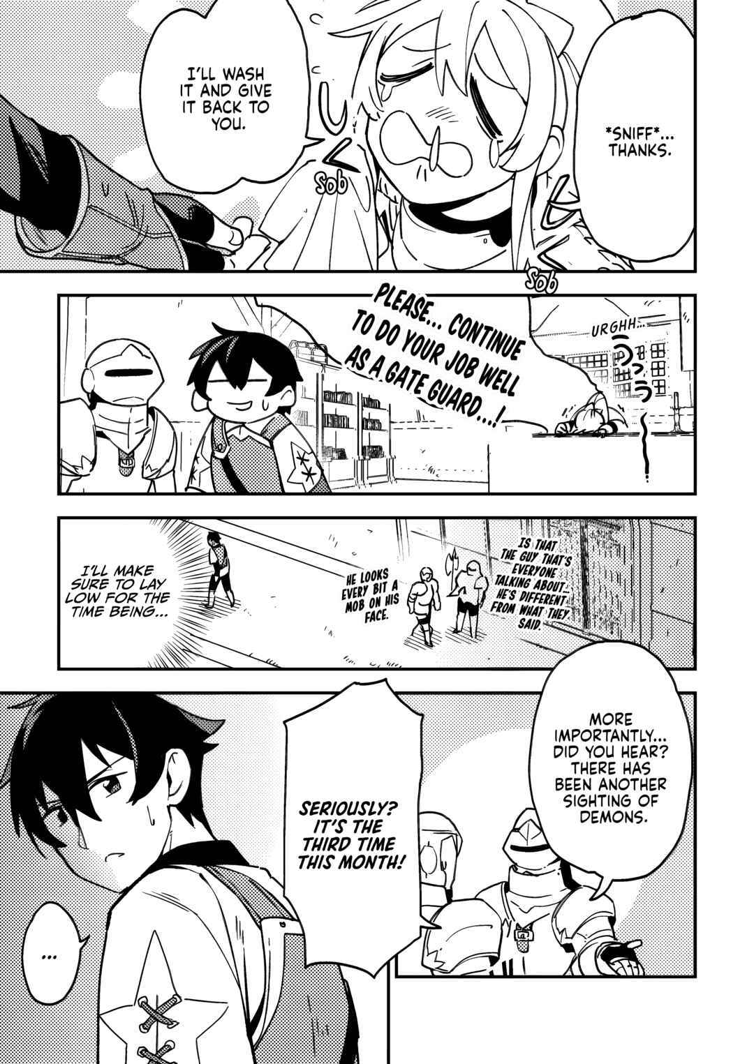 Page 6 Chapter 4 Game Chishiki de Saikyou ni Natta Mob Heishi wa, Shin no Jitsuryoku wo Kakushitai