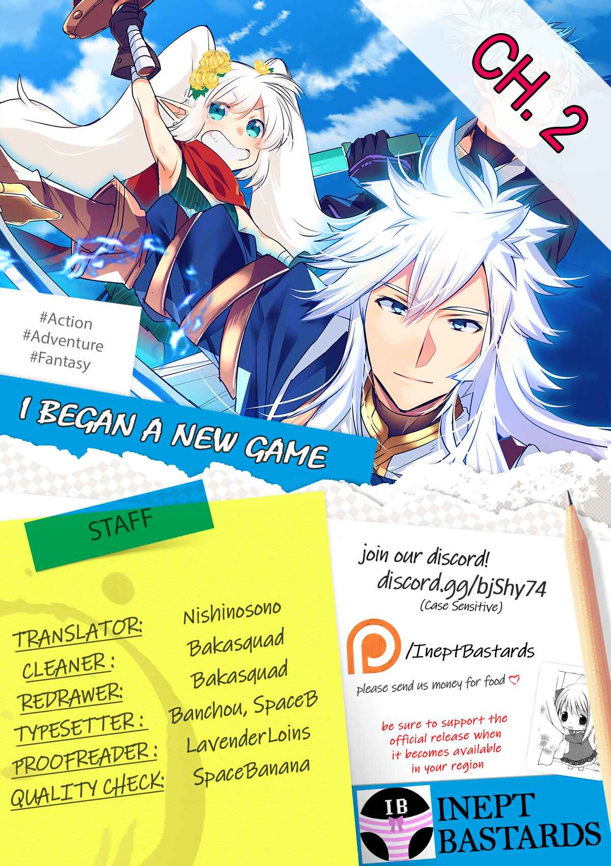 Page 1 Chapter 2 Atarashii Game Hajimemashita