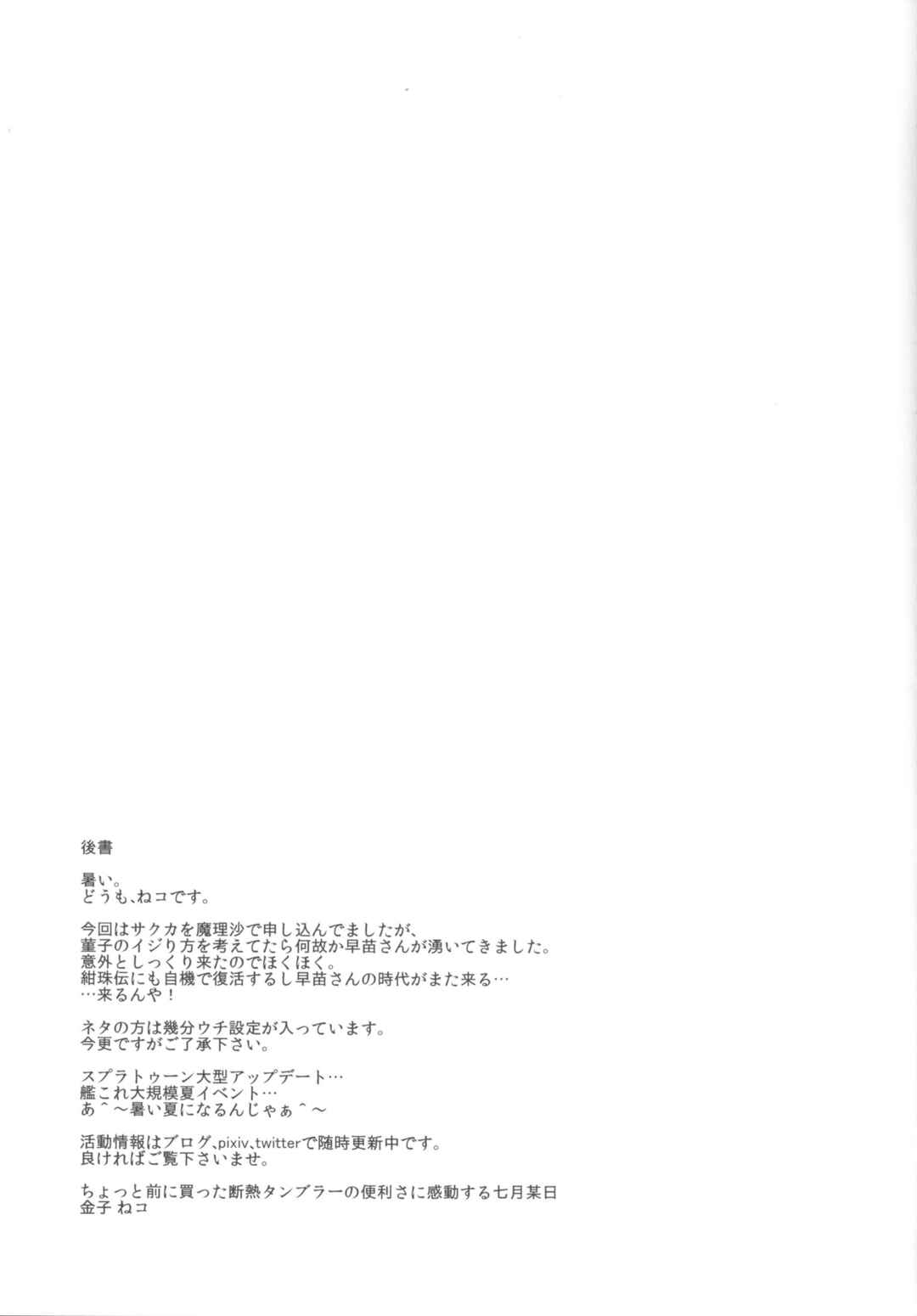 Page 16 Chapter Unknown_d890 Touhou - Saikin no JK ni Areyakoreya o Kiku (Doujinshi)