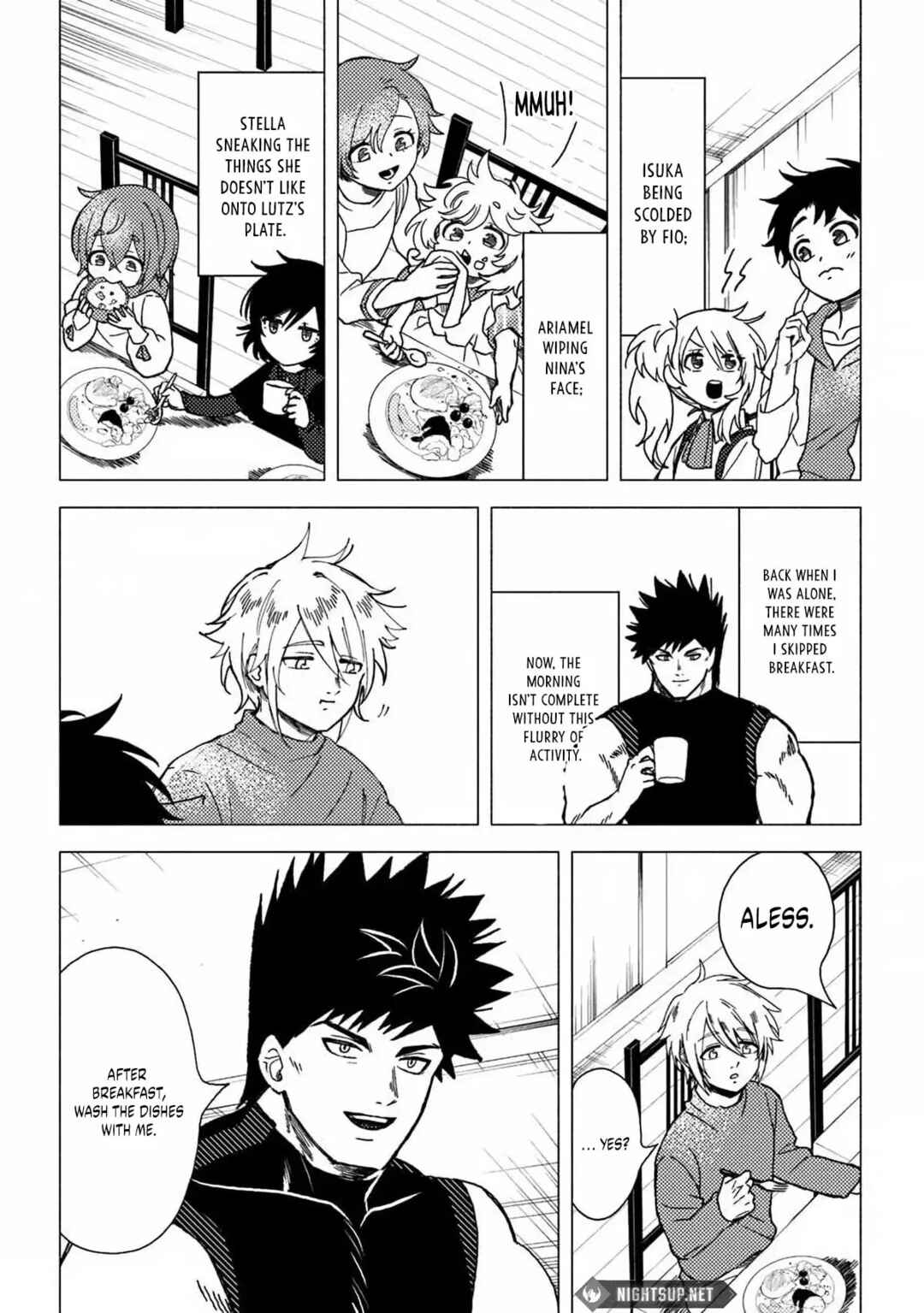 Page 6 Chapter 13.1 Akuninzura Shita B-kyuu Boukensha - Shujinkou to Sono Osananajimi-tachi no Papa ni Naru