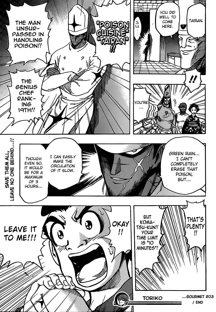 Page 18 Chapter 203 TORIKO