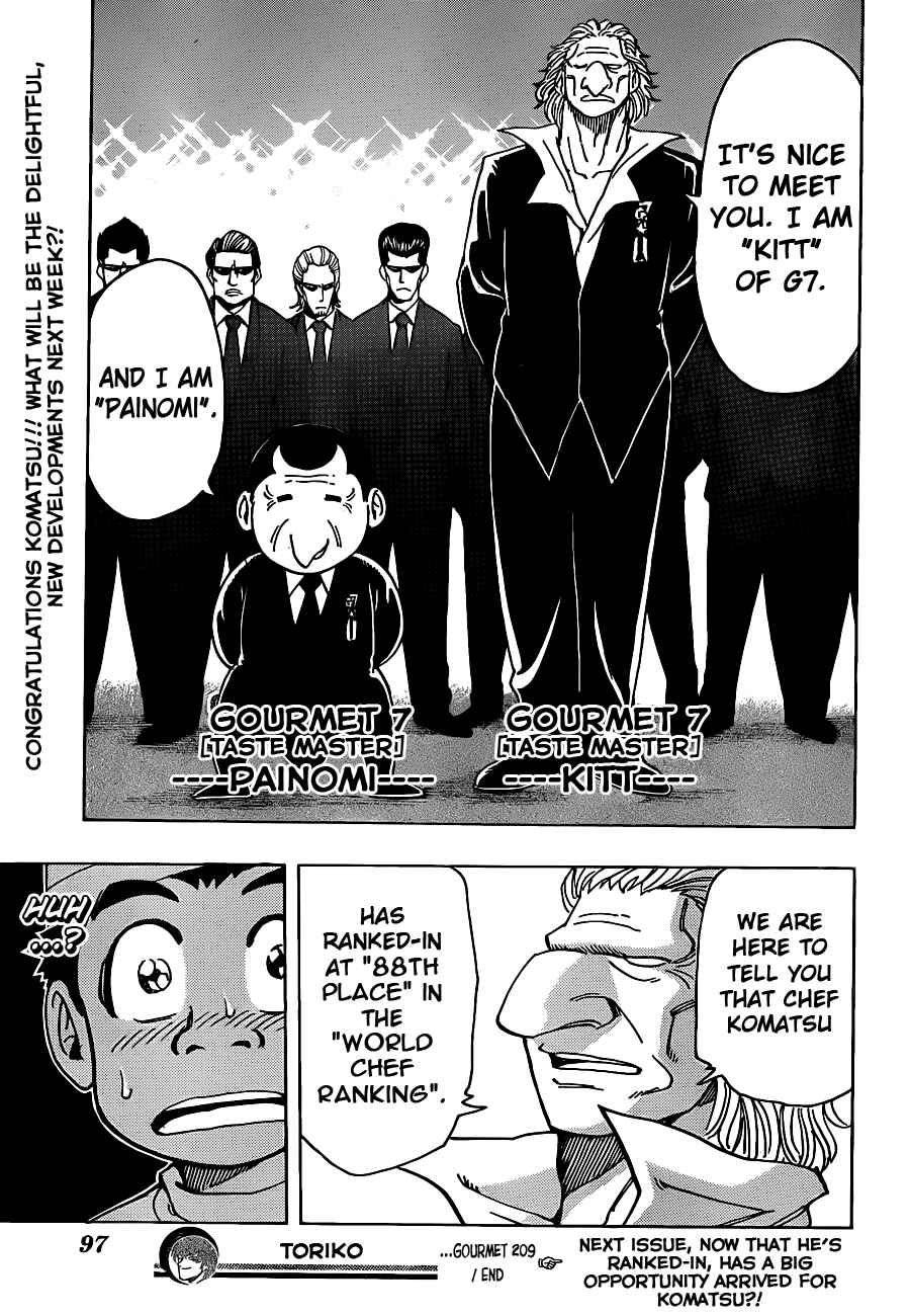 Page 18 Chapter 209 TORIKO