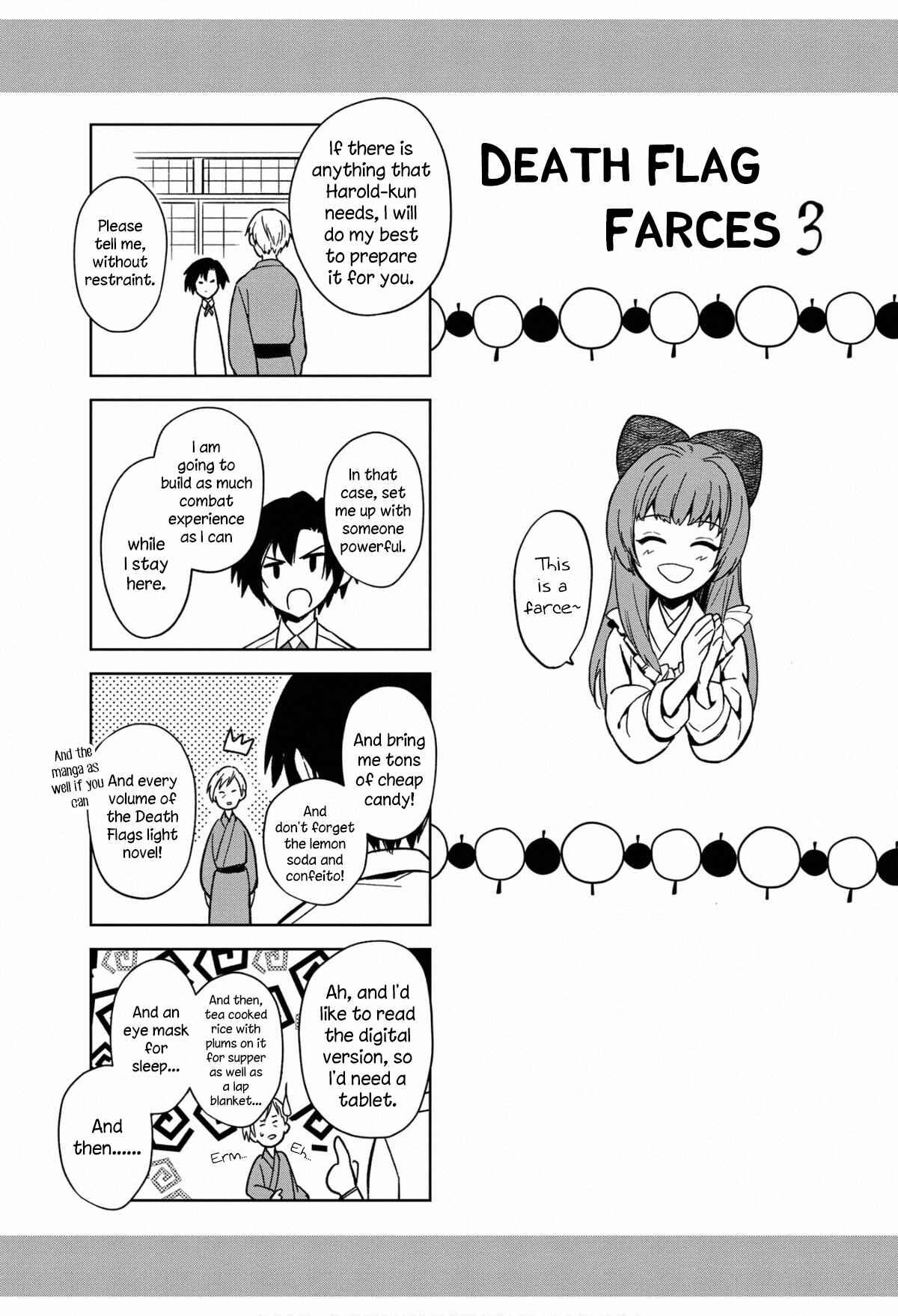 Page 1 Chapter 22.1 My Death Flags Show No Sign of Ending