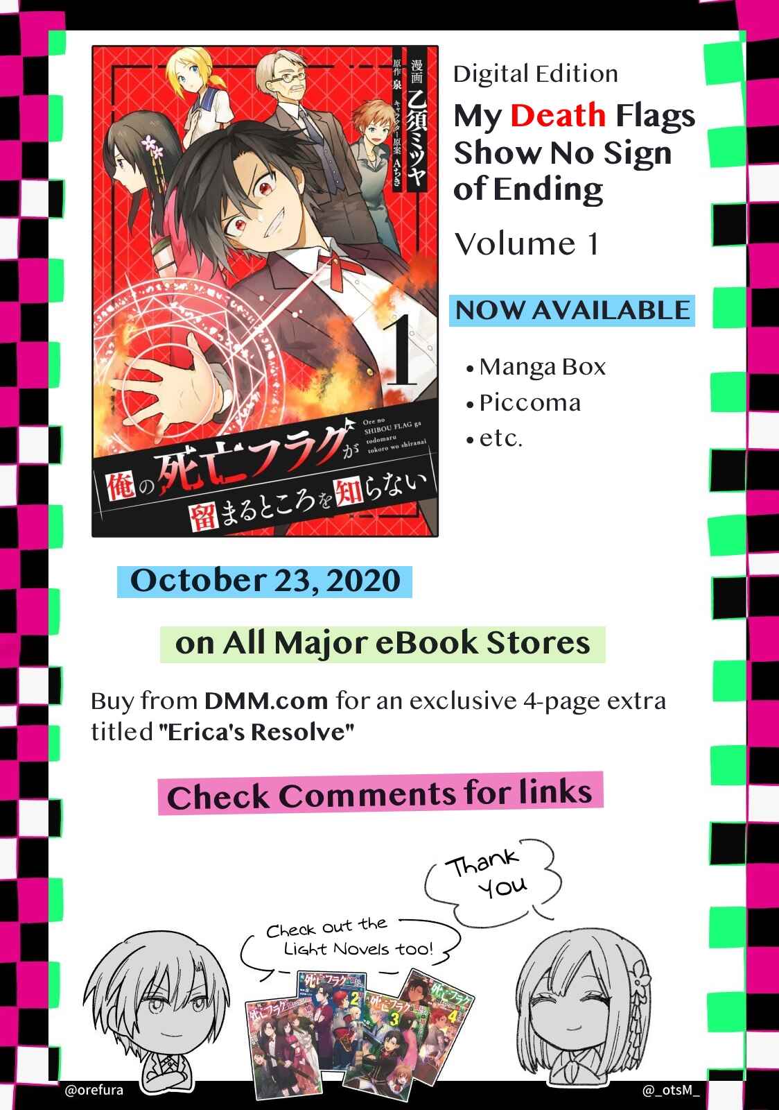 Page 1 Chapter 7.3 My Death Flags Show No Sign of Ending