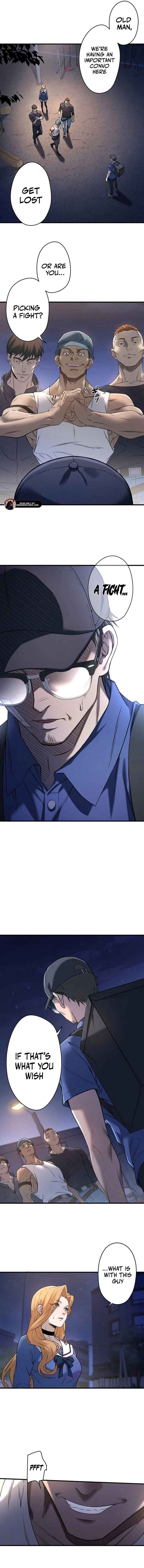Page 11 Chapter 1 Kenka Oji-san: Namo Naki Chuunen, Tsuyo Sugiru.