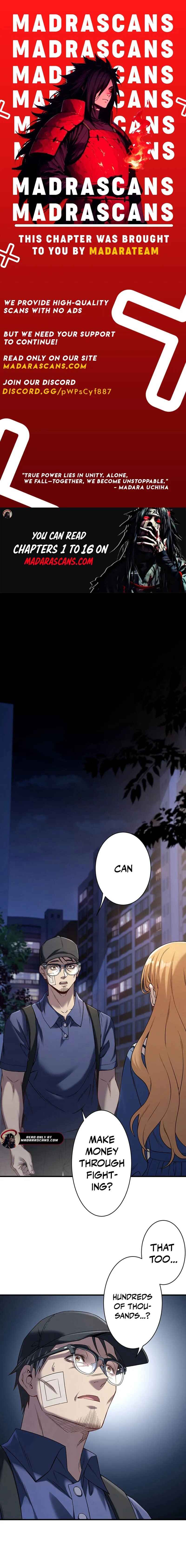 Page 1 Chapter 2 Kenka Oji-san: Namo Naki Chuunen, Tsuyo Sugiru.