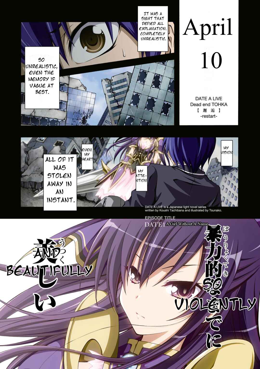 Page 4 Chapter 1 Date A Live - Dead end TOHKA