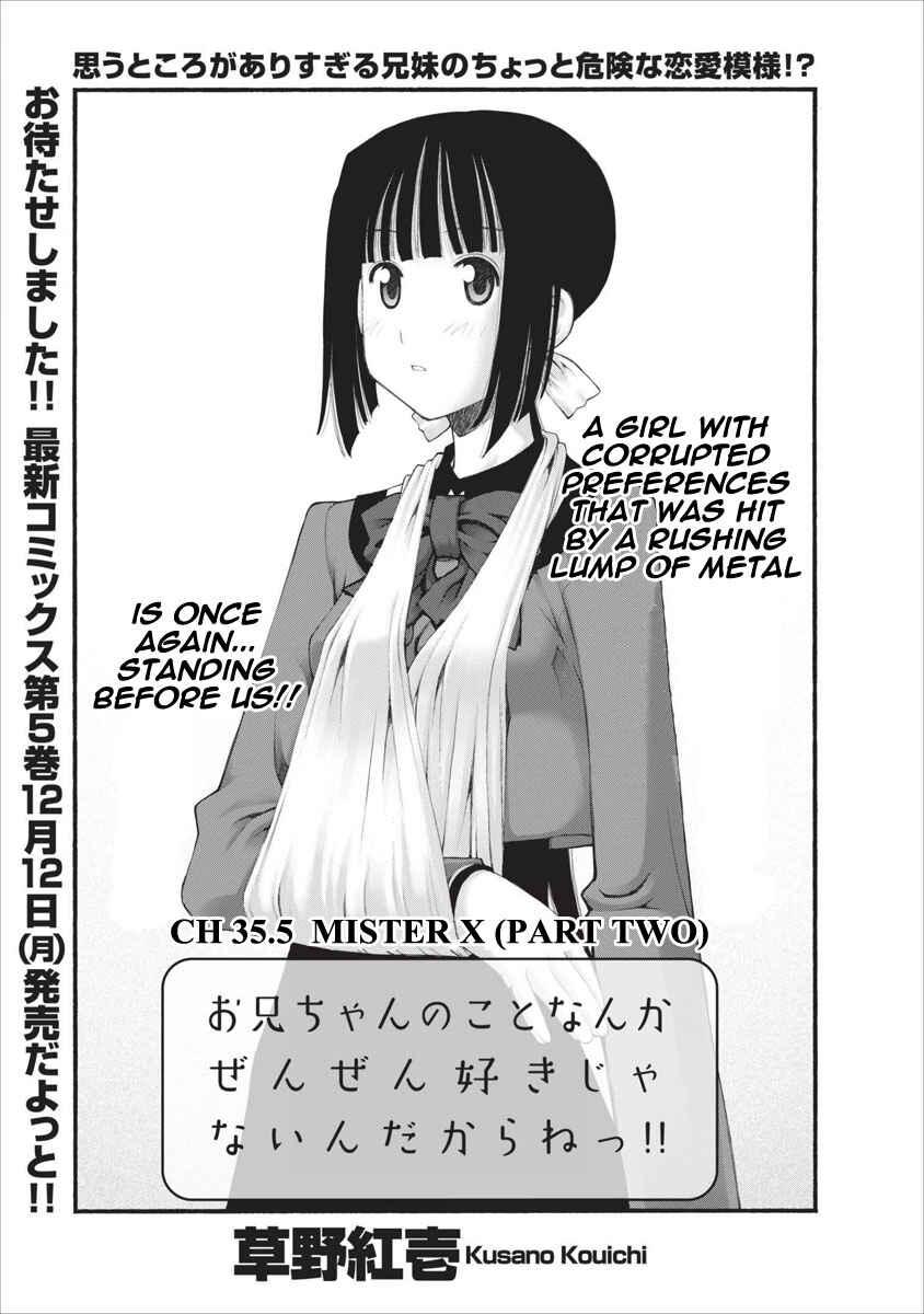 Page 2 Chapter 35.5 Onii-chan no Koto Nanka Zenzen Suki ja Nain da Kara ne!!