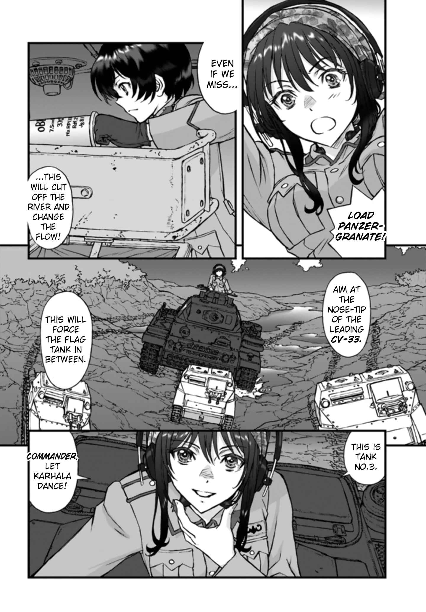 Page 3 Chapter 3 GIRLS und PANZER - Momi no Ki to Tetsu no Hane no Majo