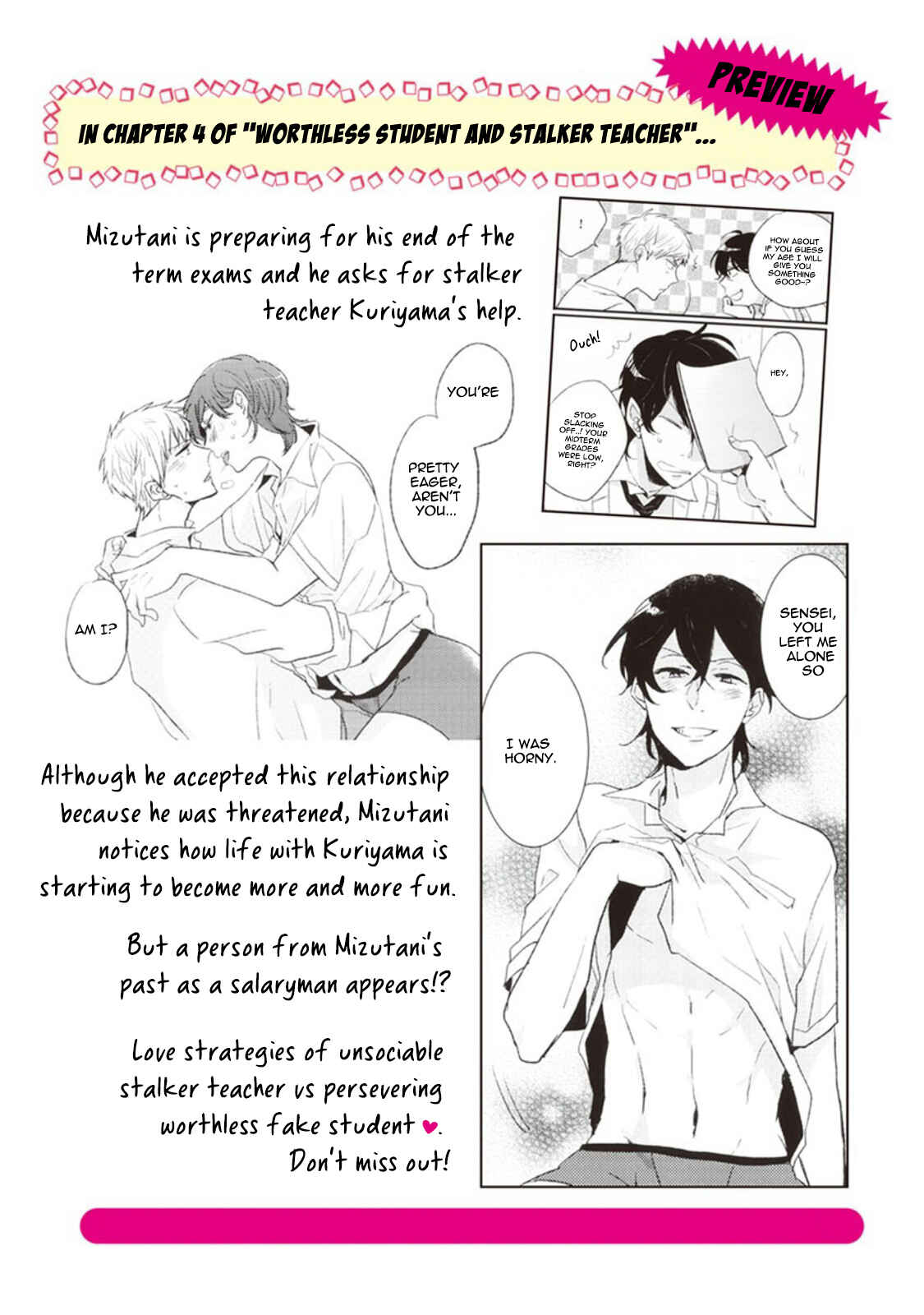 Page 23 Chapter 3 Kuzu Seito to Stalker-sensei