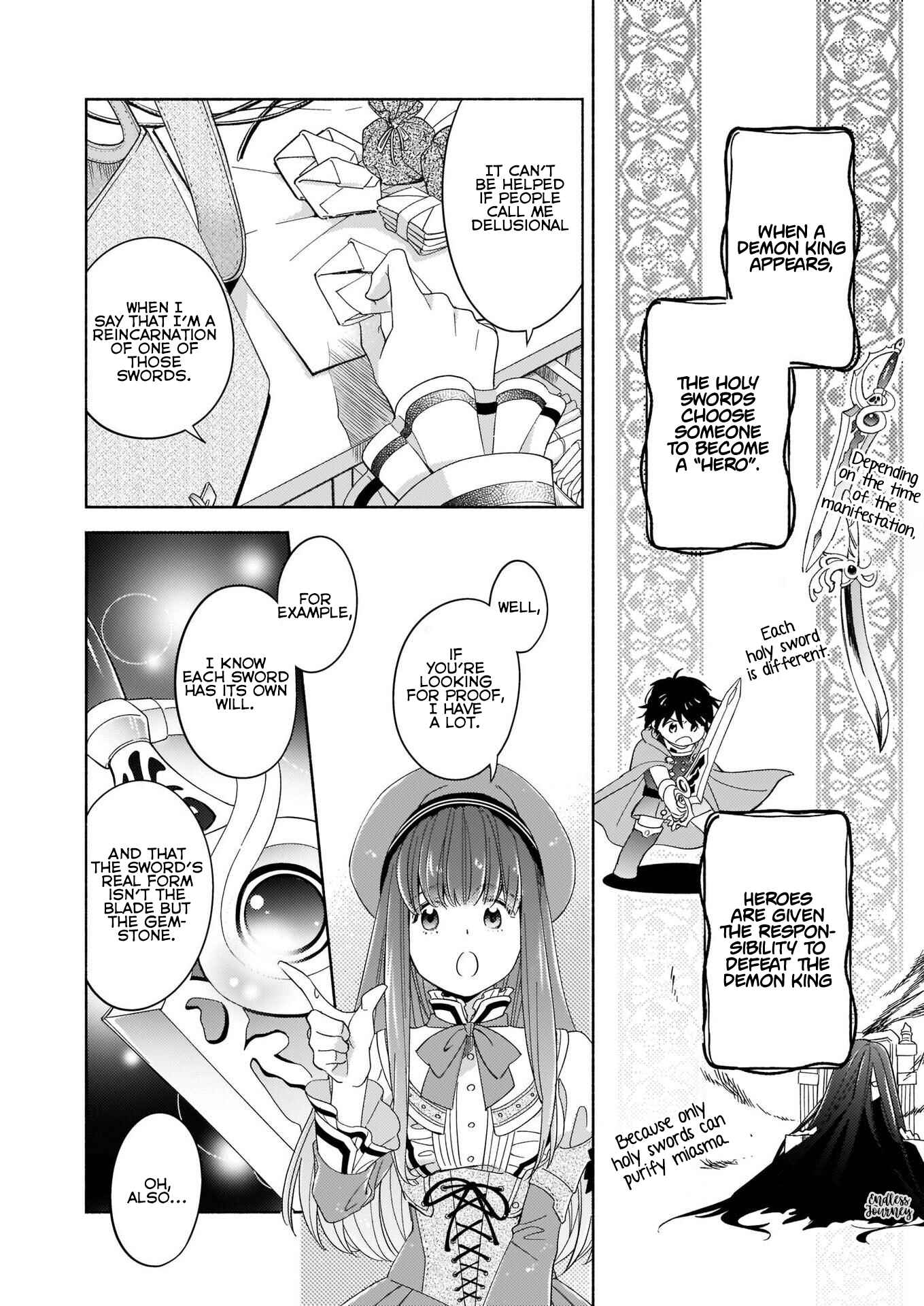 Page 4 Chapter 2 Seiken ga Ningen ni Tensei Shitemitara Yuusha ni Henai Sarete Komatteimasu