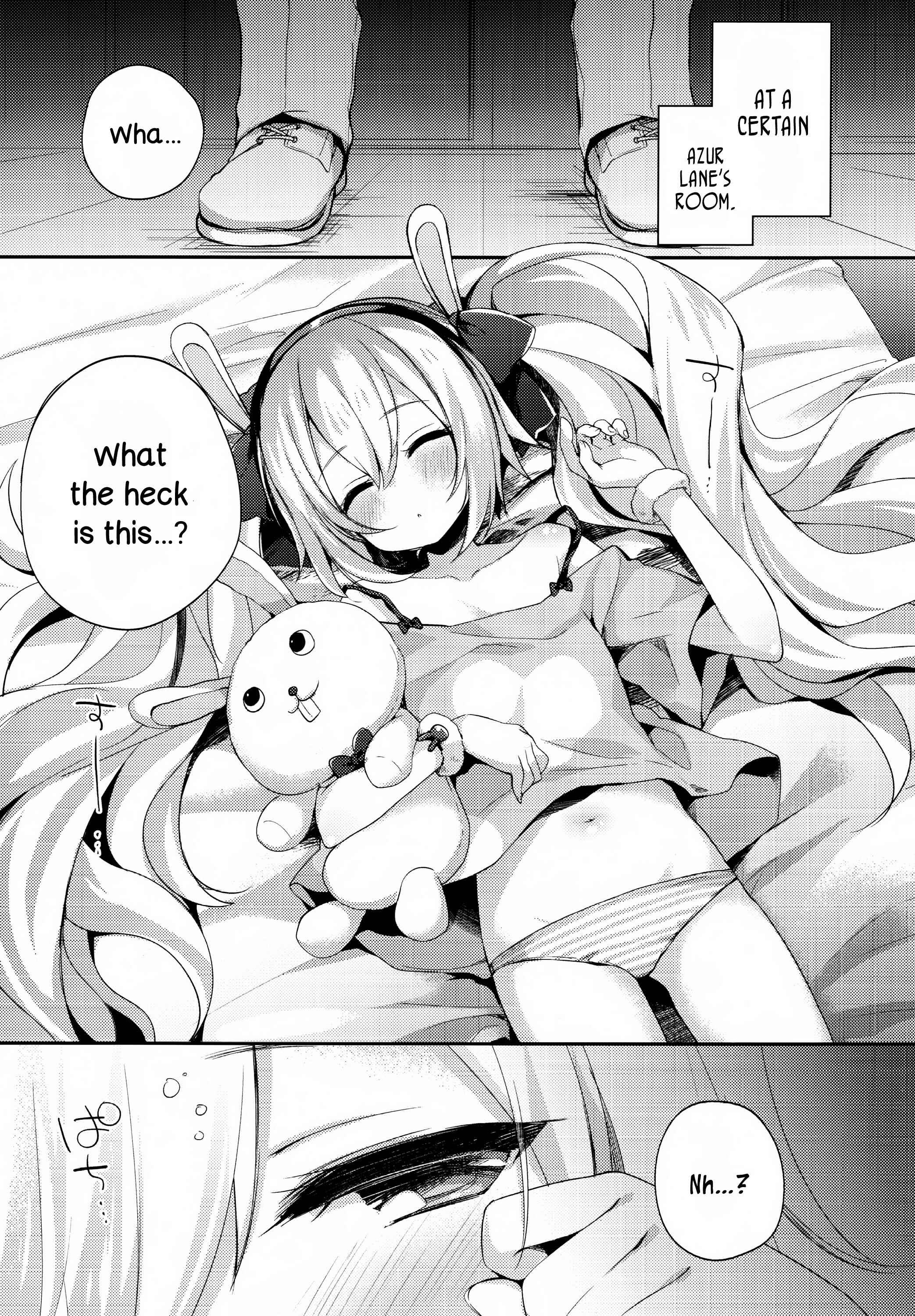 Page 4 Chapter Unknown_7d68 Azur Lane - Shikikan, Kyou wa Atsui kara Laffey to Nenne... Shiyo (Doujinshi)