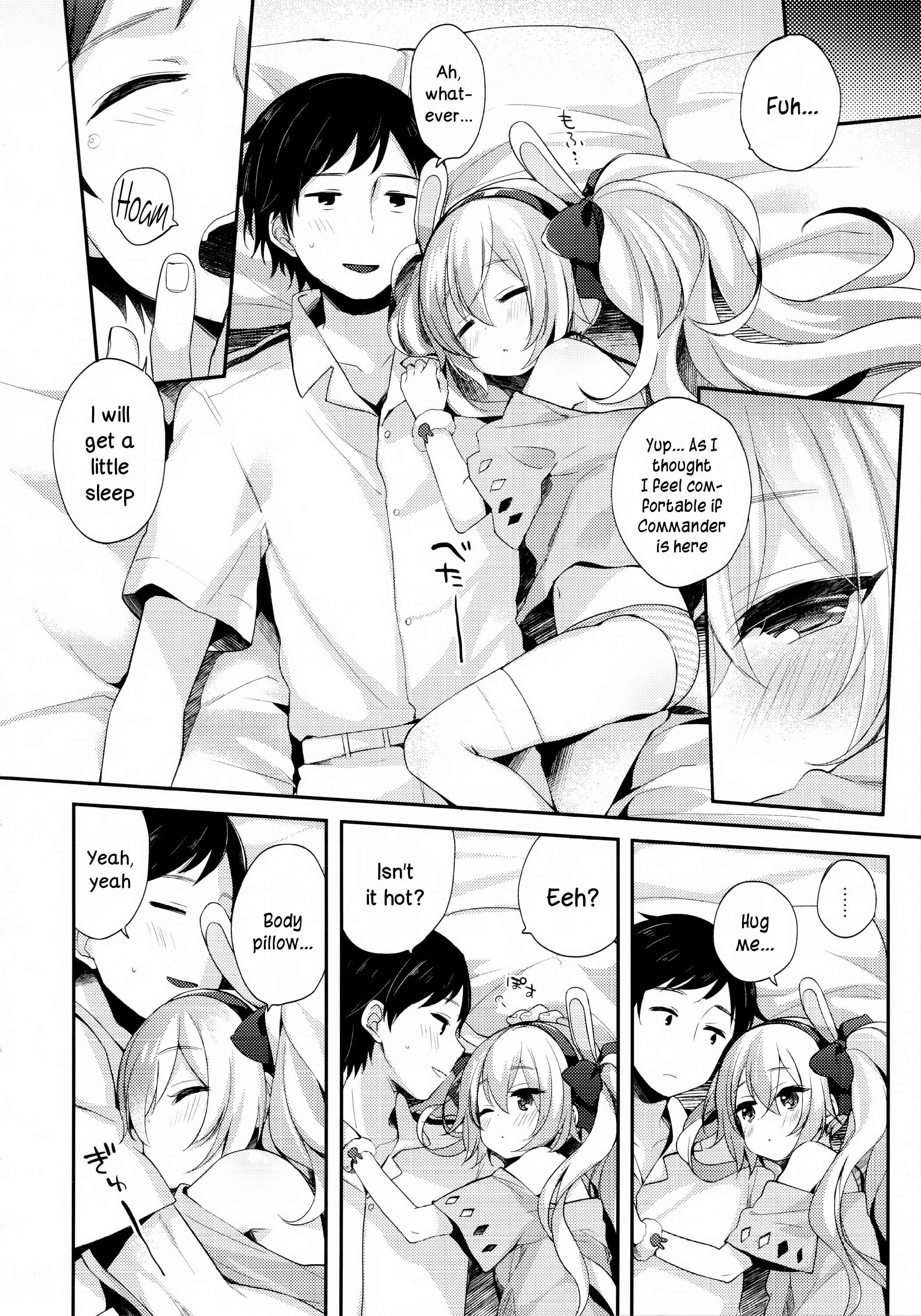 Page 7 Chapter Unknown_7d68 Azur Lane - Shikikan, Kyou wa Atsui kara Laffey to Nenne... Shiyo (Doujinshi)