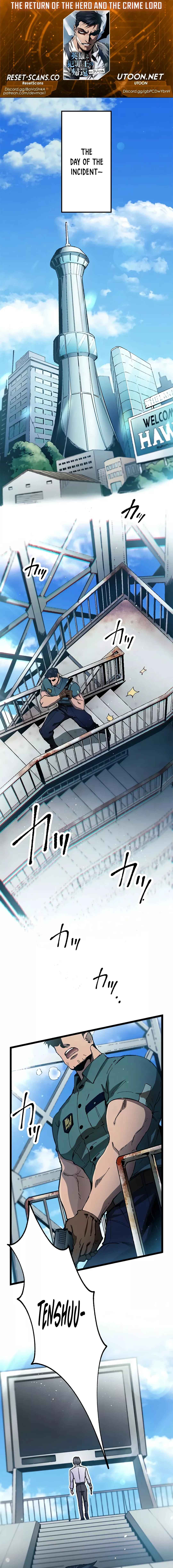 Page 1 Chapter 1 Eiyuu to Hanzai Ou no Kikan - RE: Criminal