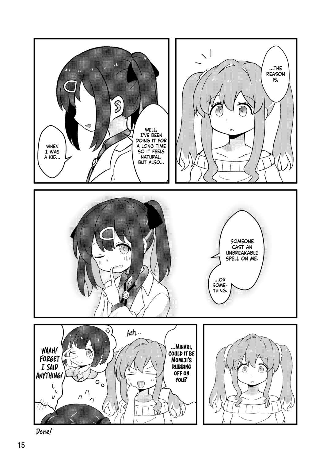 Page 15 Chapter Unknown_edb2 Onii-chan wa Oshimai! - Watashi ga Mitsuketa Tatta Hitotsu no Kantan na Kotae (Doujinshi)