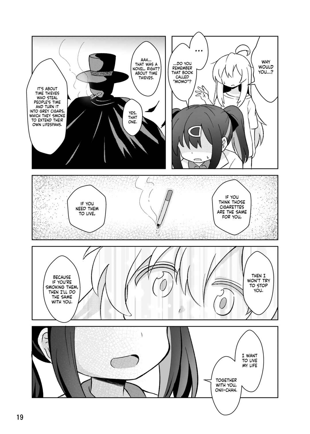 Page 19 Chapter Unknown_edb2 Onii-chan wa Oshimai! - Watashi ga Mitsuketa Tatta Hitotsu no Kantan na Kotae (Doujinshi)