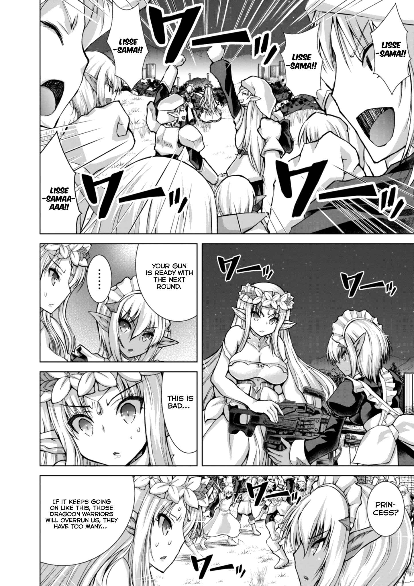 Page 24 Chapter 37 Gun-Ota ga Mahou Sekai ni Tensei shitara, Gendai Heiki de Guntai Harem wo Tsukucchaimashita!?