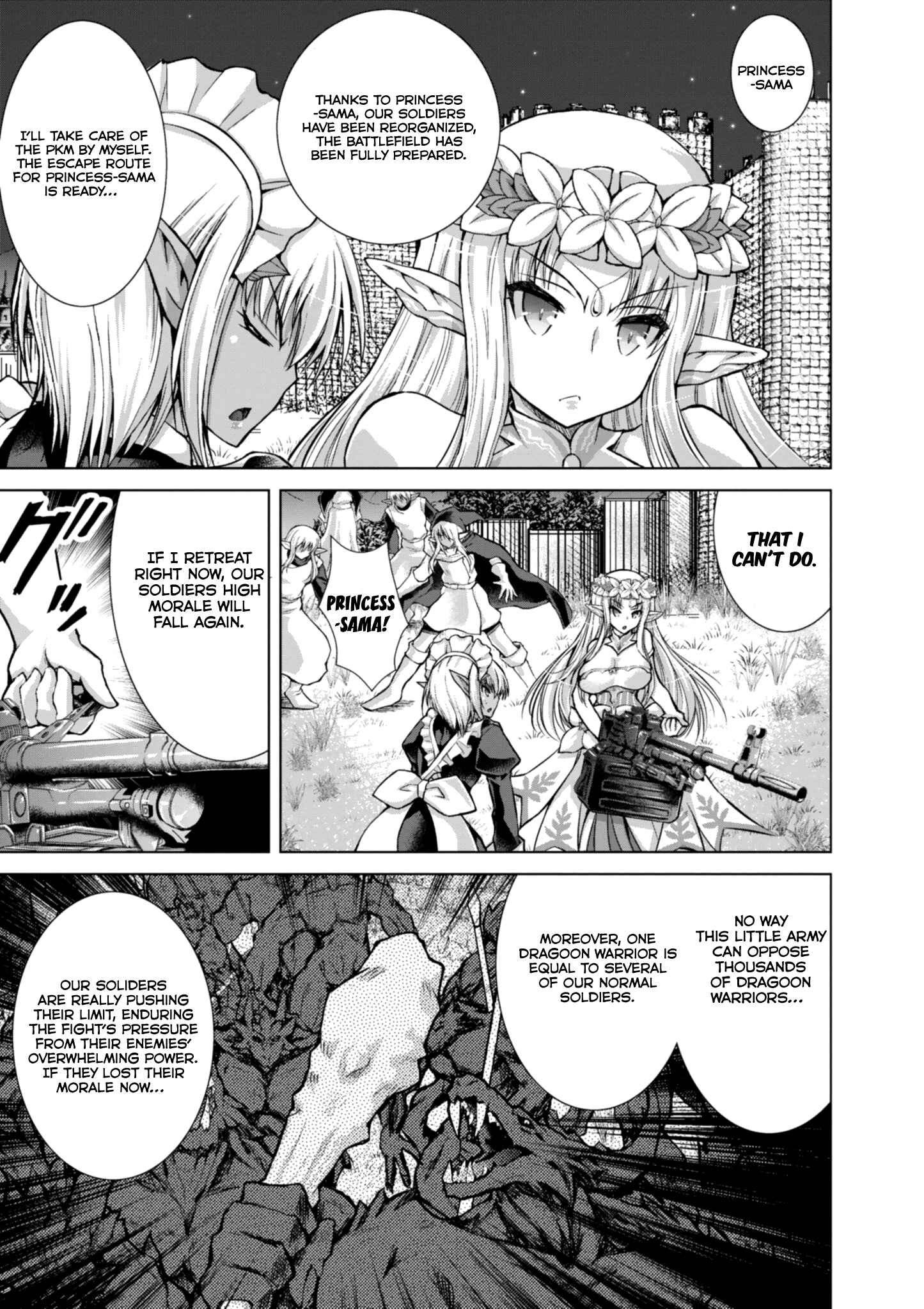 Page 27 Chapter 37 Gun-Ota ga Mahou Sekai ni Tensei shitara, Gendai Heiki de Guntai Harem wo Tsukucchaimashita!?