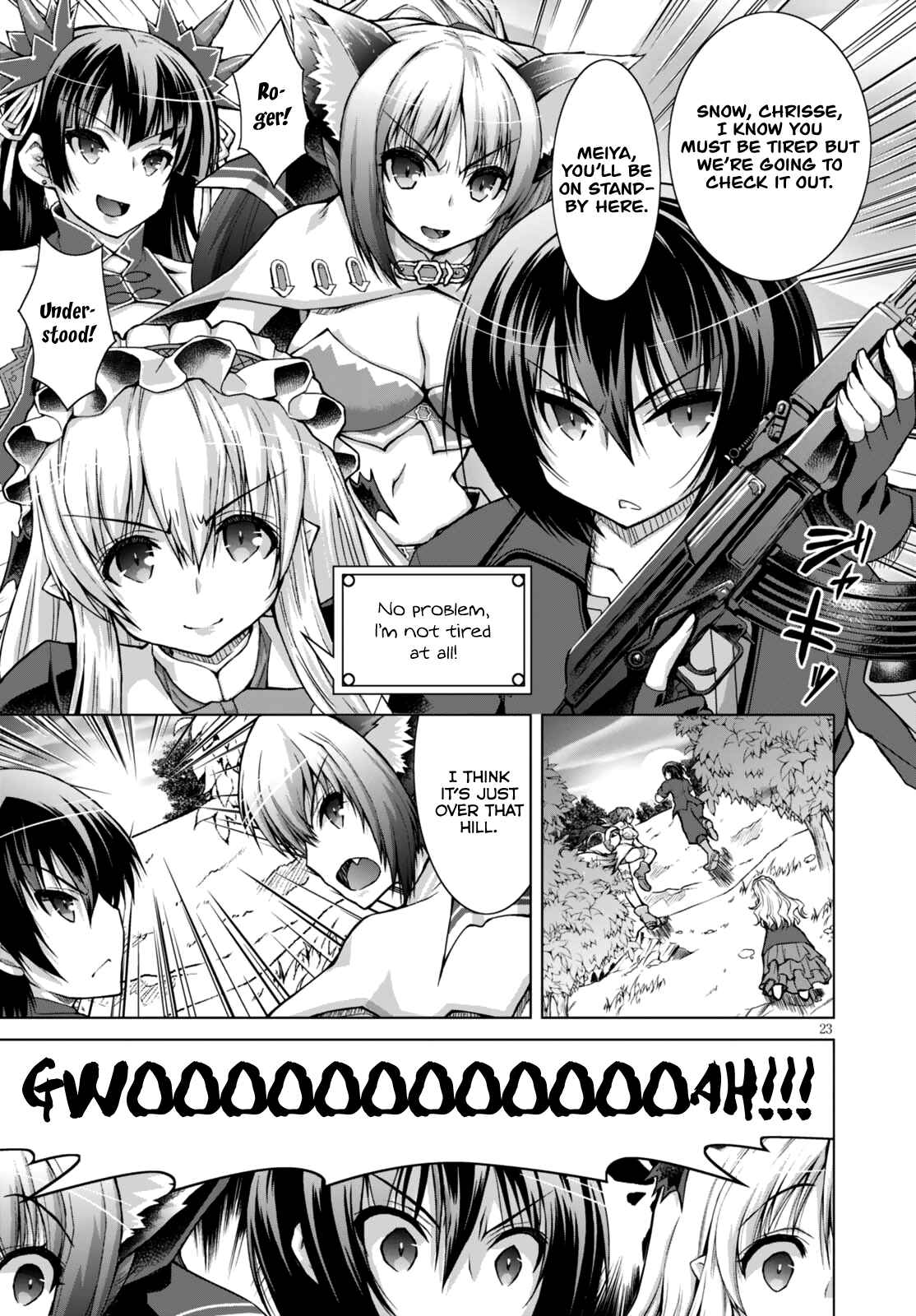 Page 24 Chapter 27 Gun-Ota ga Mahou Sekai ni Tensei shitara, Gendai Heiki de Guntai Harem wo Tsukucchaimashita!?