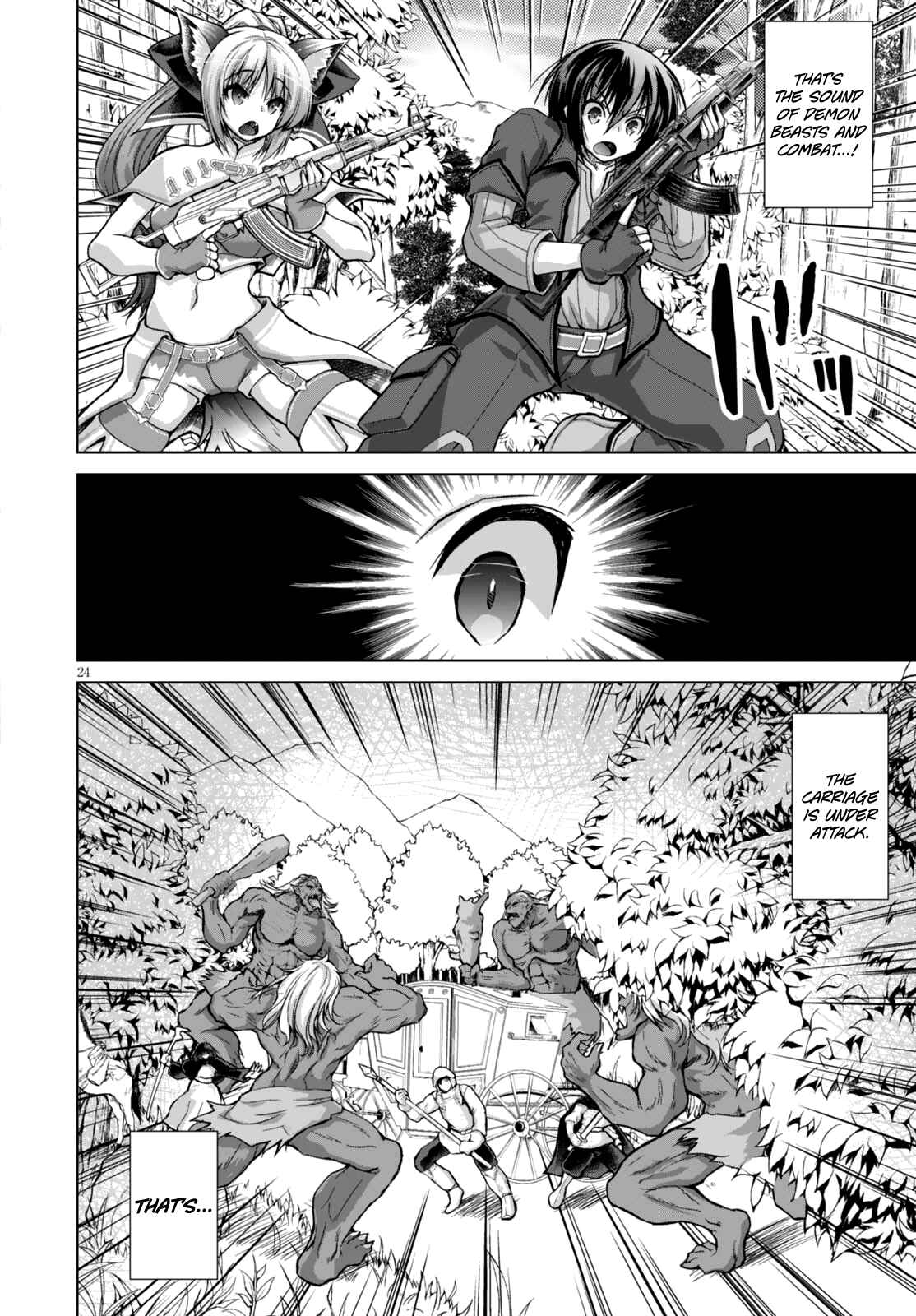 Page 25 Chapter 27 Gun-Ota ga Mahou Sekai ni Tensei shitara, Gendai Heiki de Guntai Harem wo Tsukucchaimashita!?