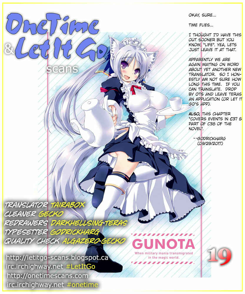 Page 1 Chapter 19 Gun-Ota ga Mahou Sekai ni Tensei shitara, Gendai Heiki de Guntai Harem wo Tsukucchaimashita!?