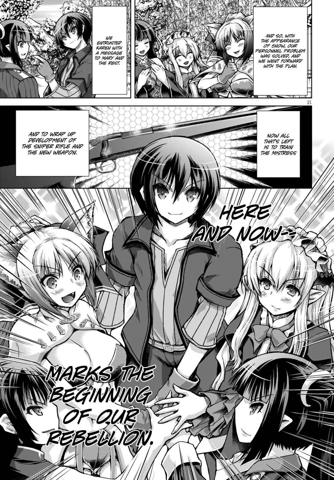 Page 22 Chapter 21 Gun-Ota ga Mahou Sekai ni Tensei shitara, Gendai Heiki de Guntai Harem wo Tsukucchaimashita!?