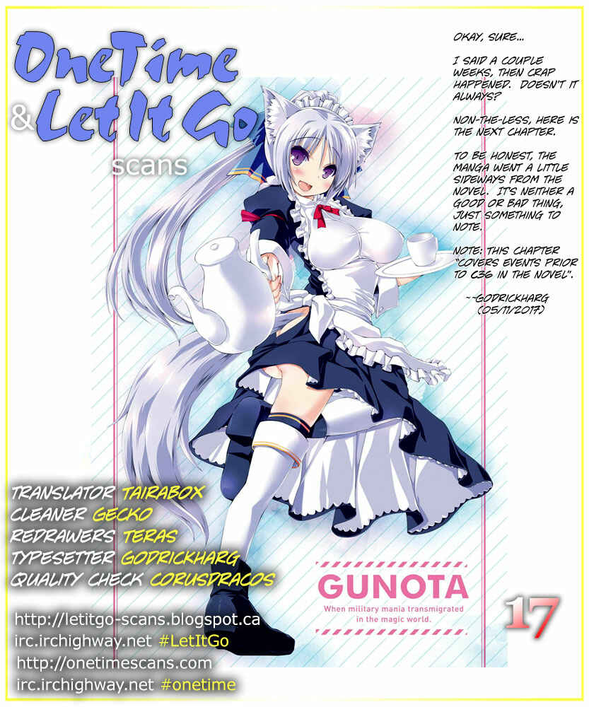 Page 1 Chapter 17 Gun-Ota ga Mahou Sekai ni Tensei shitara, Gendai Heiki de Guntai Harem wo Tsukucchaimashita!?