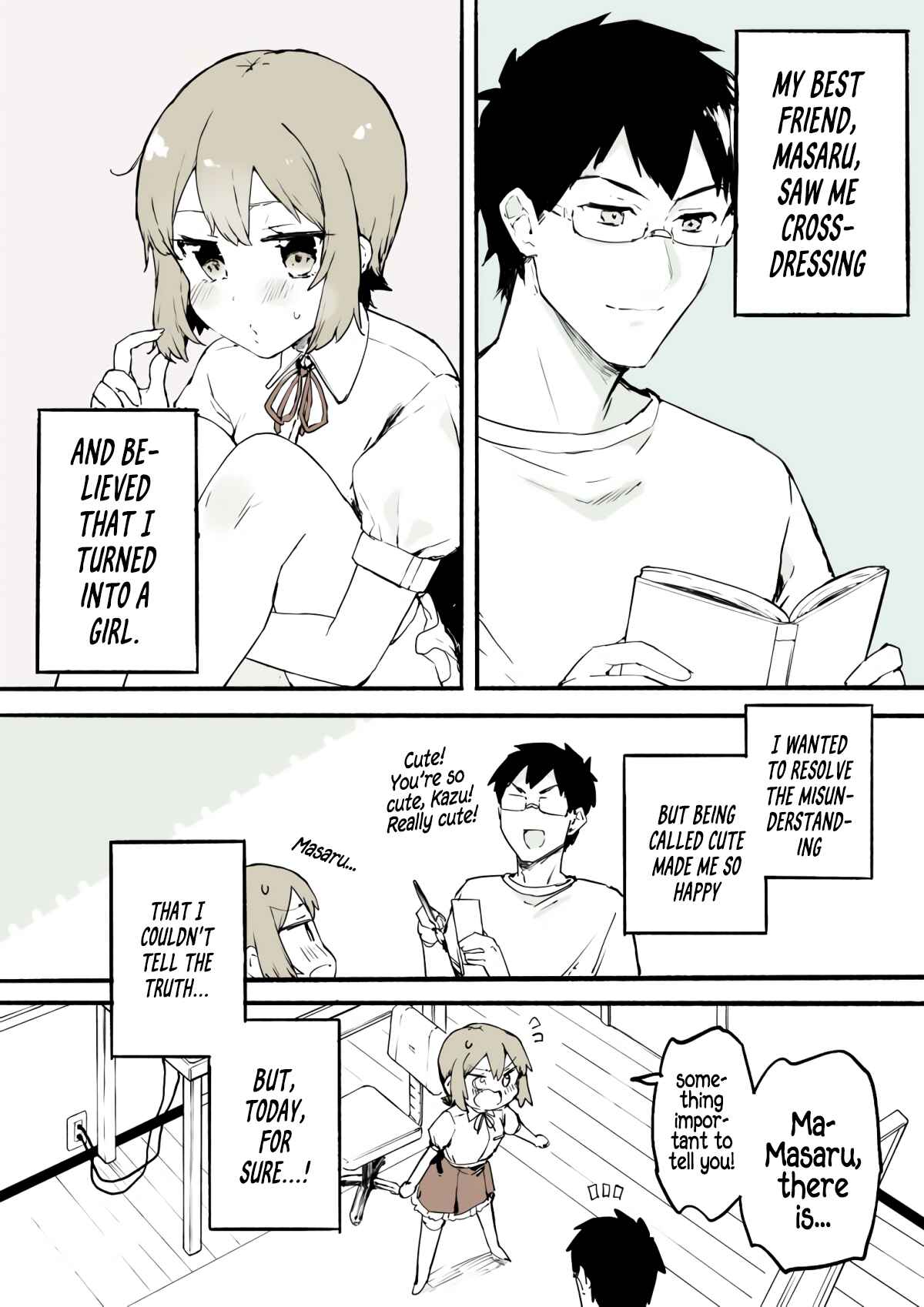 Page 1 Chapter 3 Josou wo Yamerarenaku Naru Otokonoko no Hanashi