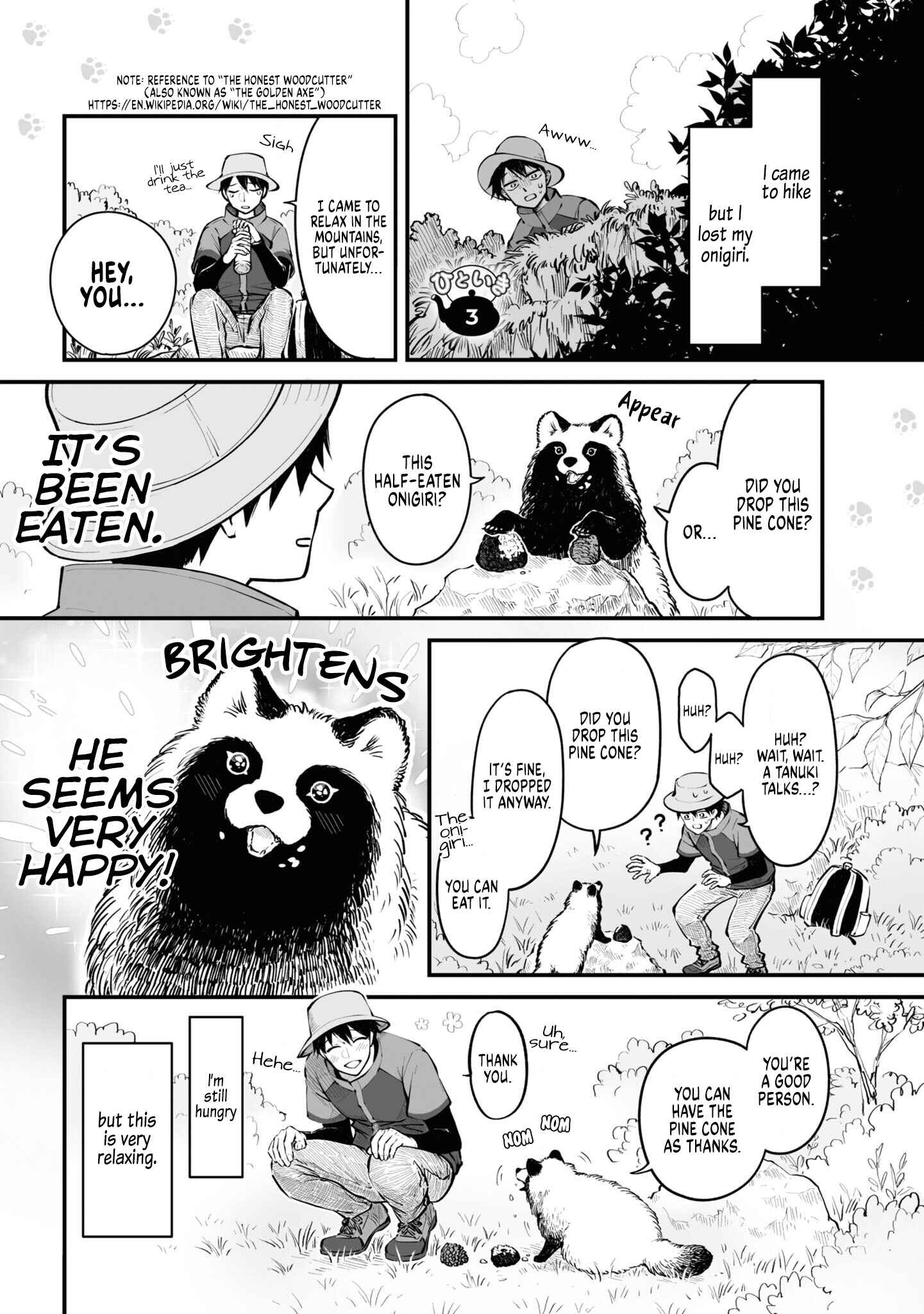 Page 4 Chapter 17.5 Omae, Tanuki ni Naranee ka?