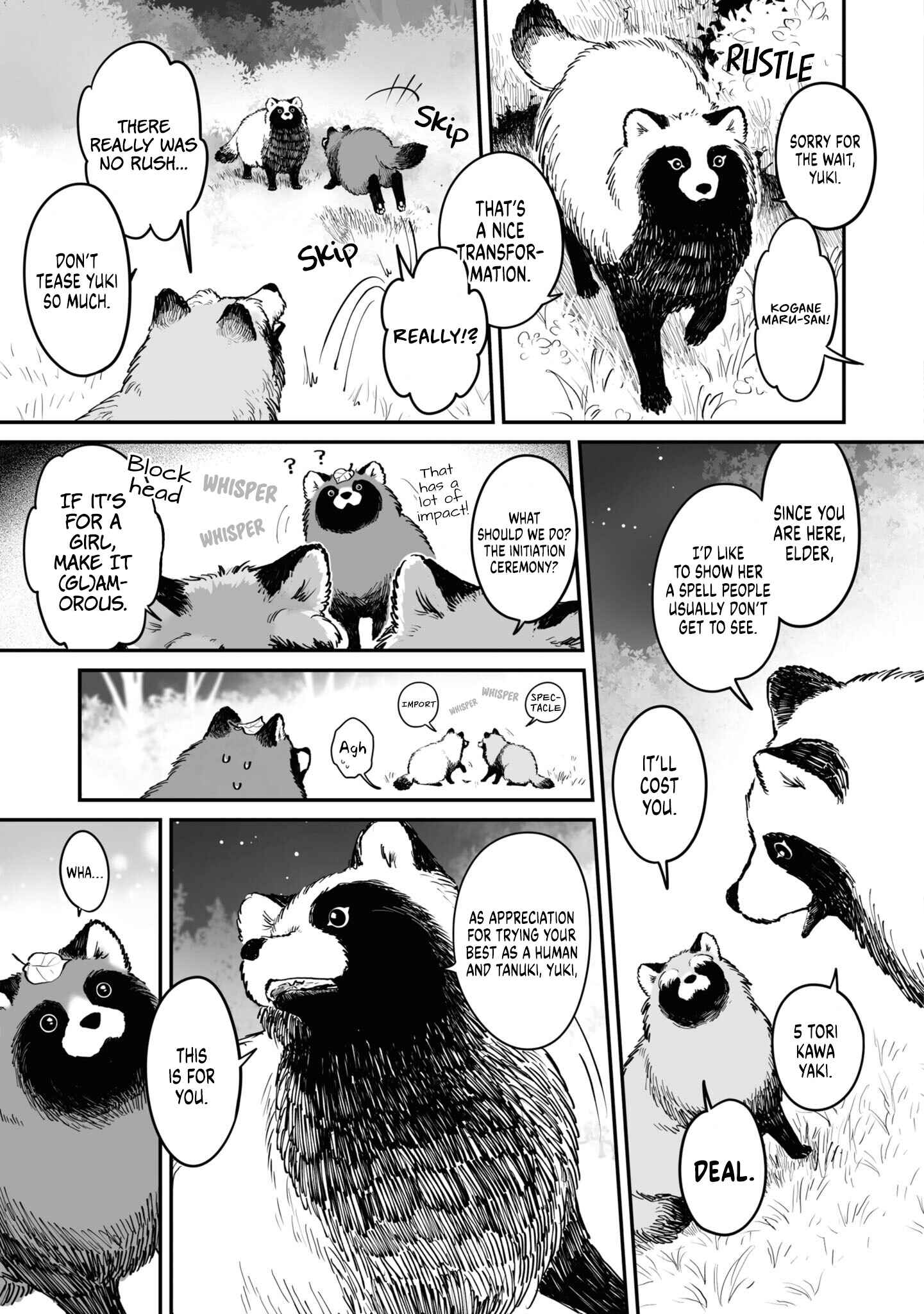 Page 5 Chapter 18 Omae, Tanuki ni Naranee ka?