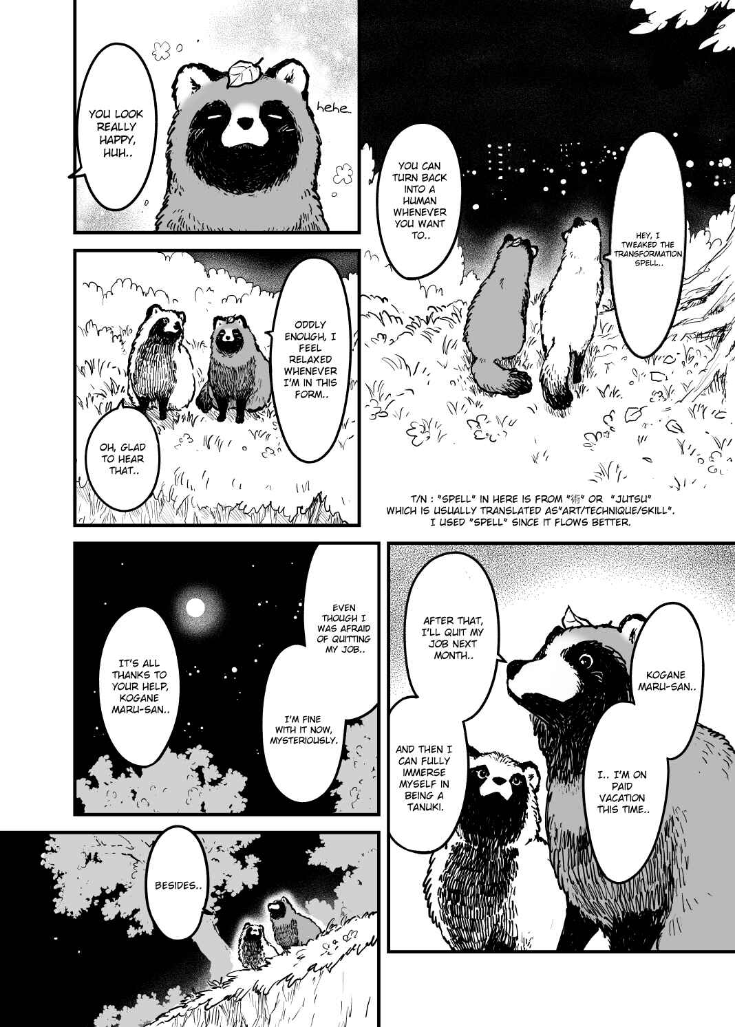 Page 6 Chapter 3 Omae, Tanuki ni Naranee ka?