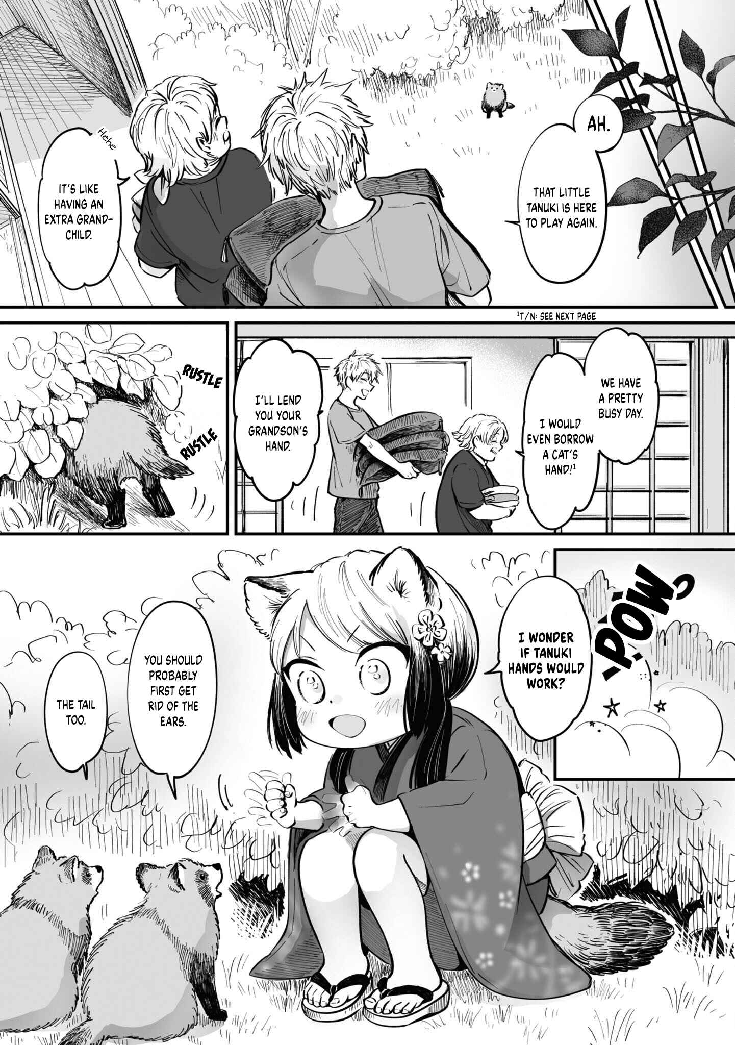 Page 3 Chapter 12.5 Omae, Tanuki ni Naranee ka?