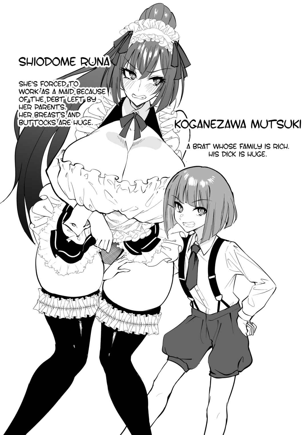 Page 2 Chapter Unknown_b12f Dekachin Goshujin-sama kara Gohoushi Kyouiku Sarechau Ero Maid