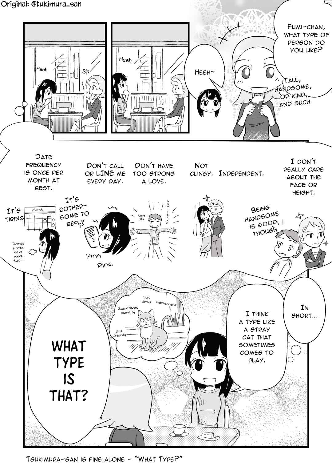 Page 1 Chapter 37 Tsukimura-san wa Hitori ga Ii