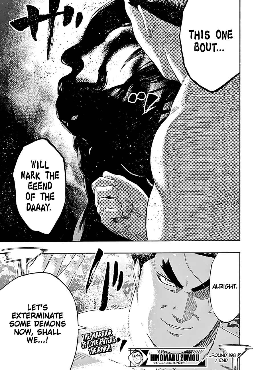 Page 19 Chapter 198 Hinomaru Sumo