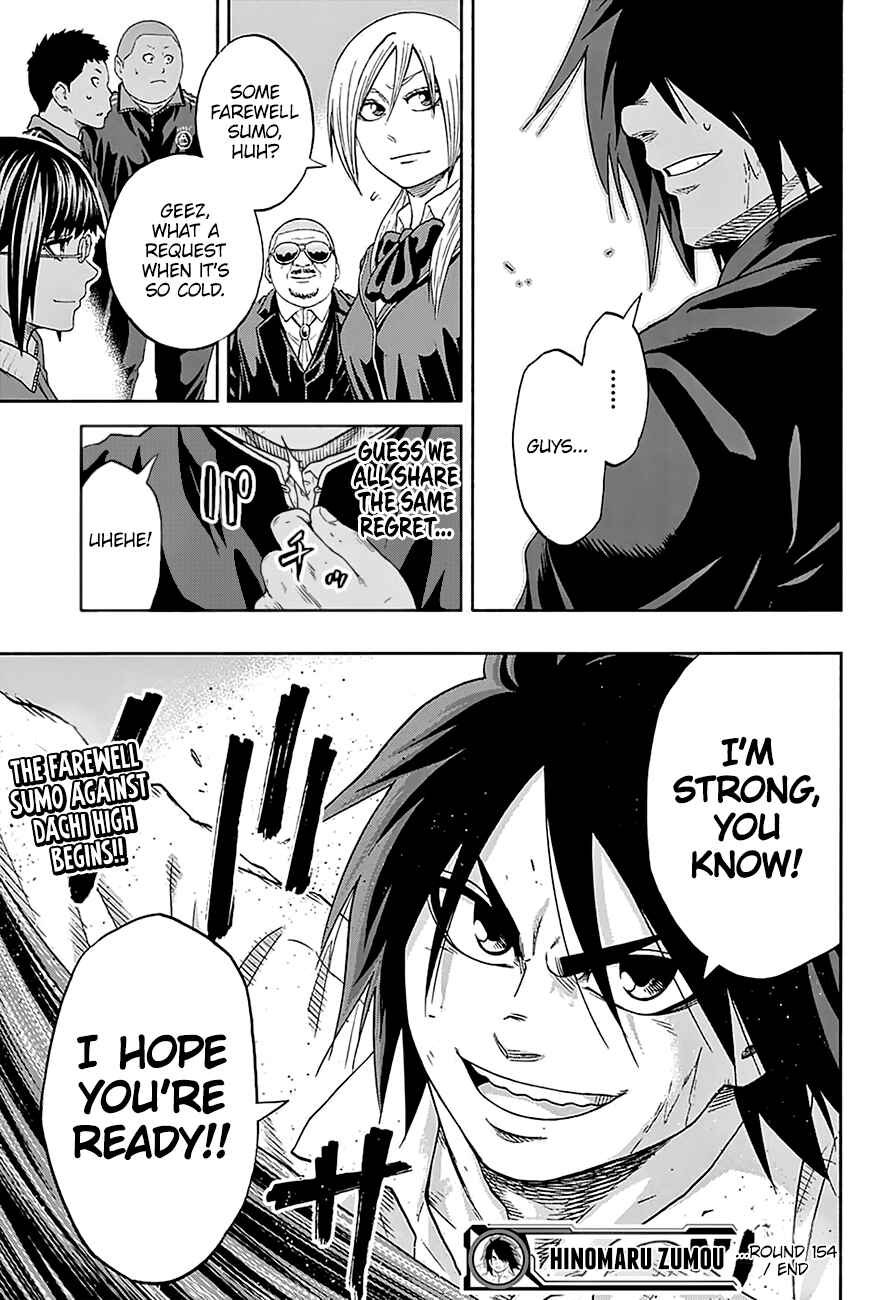 Page 19 Chapter 154 Hinomaru Sumo