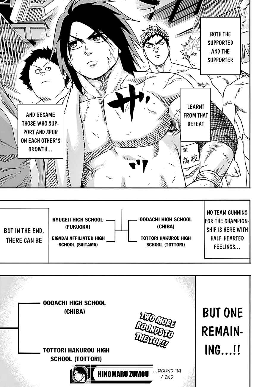 Page 18 Chapter 114 Hinomaru Sumo